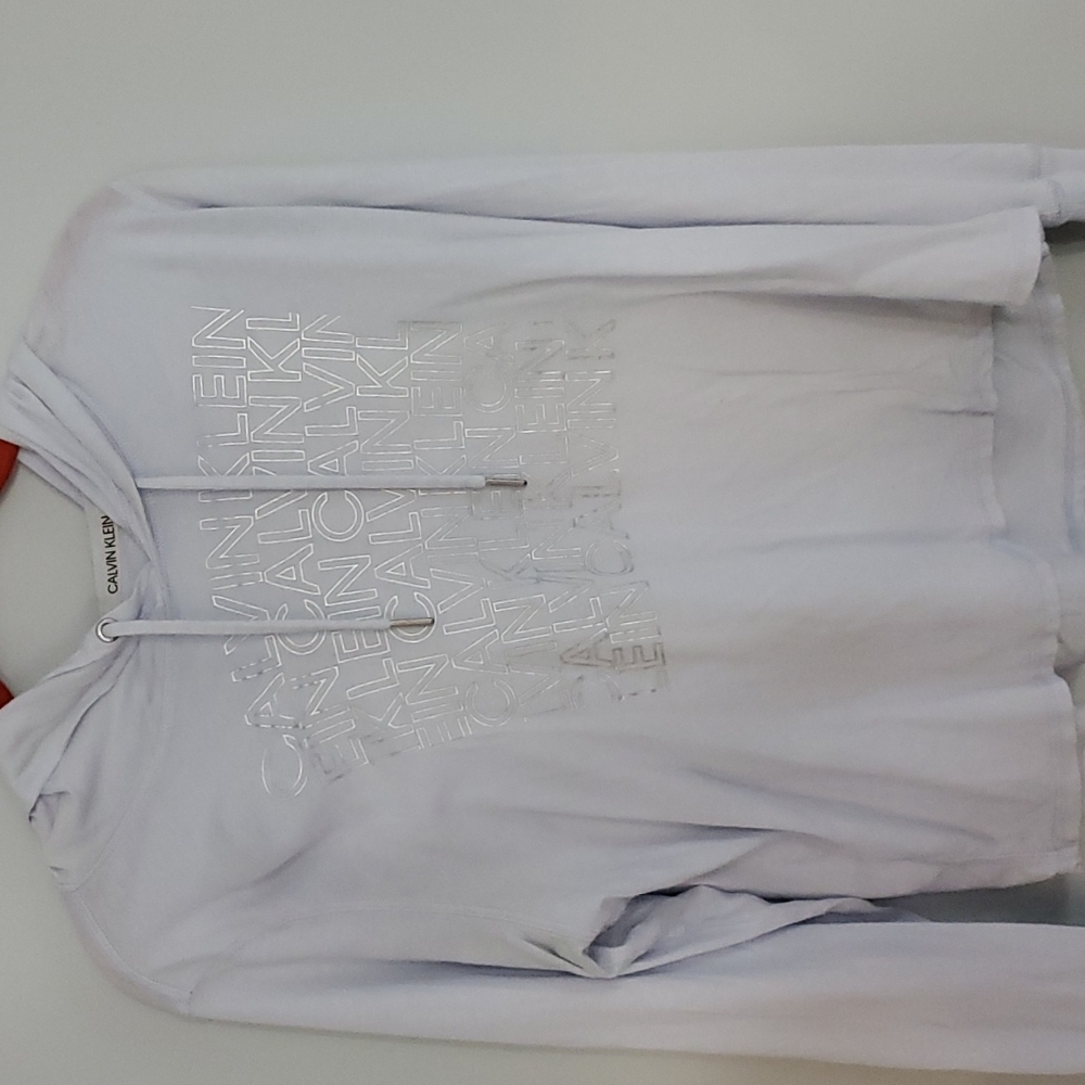 Used. Calvin Klein, size small.  Light Blue. Performance.